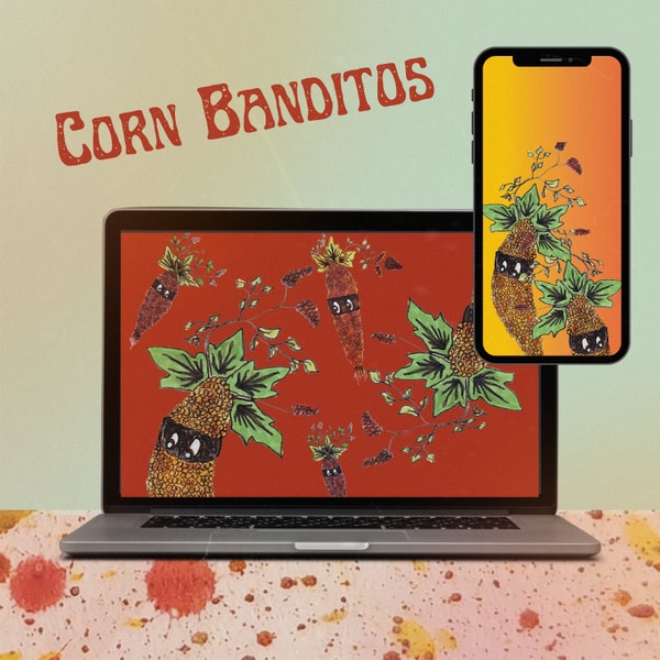 Corn Banditos Seasonal Screensaver and Wallpaper