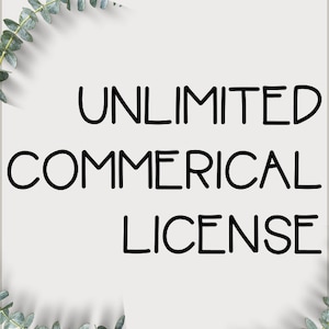 UNLIMITED COMMERCIAL LICENSE - Whole Shop License - Unlimited Use Current/Future Patterns On Physical Products For Sale