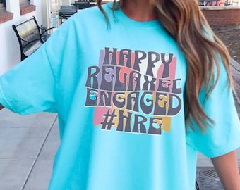 Comfort Colors Behavior Analyst Shirt, Behavior Therapist T-Shirt, Gift for BCBA, RBT Shirt, Behavior Specialist, Happy Relaxed Engaged Top