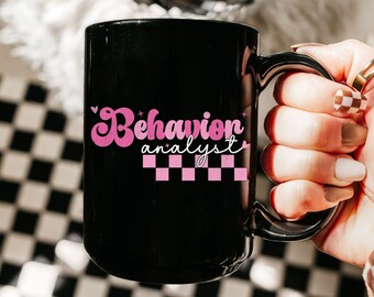 BCBA Kaffeetasse, ABA Therapie Tasse, ABA Therapeut Tasse, Behavior analytiker Abschluss Geschenk, Bcba Geschenke, angewandte Verhaltensanalytik, Bcba Becher