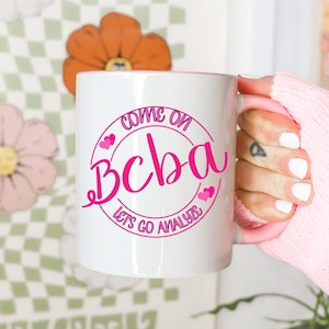 BCBA Koffiemok, Gedragsanalist Cup, Gedragsspecialist Cadeau, ABA Therapeut Afstudeercadeau, ABA Therapie Merch, Analist Office Decor