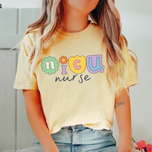 NICU Nurse Shirt, PICU Nurse Shirt, Cute NICU Nurse Tshirt, Icu Nurse Shirt, Nurse Appreciation Gift, Neonatal Intensive Care Unit, Rn Tee