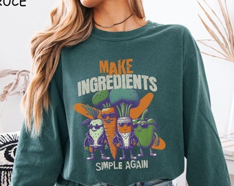 Make America Healthy Again Sweatshirt Women Trust Farms Not Pharma Garden Medical Freedom Informed Consent Awake Not Woke Homestead Freedom