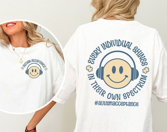 Autism Acceptance Shirt, Autism Mom Tshirt, Autism Awareness Month, ABA Therapy, Behavior Analyst Shirt, Neurodiversity Shirt, Oversized Tee