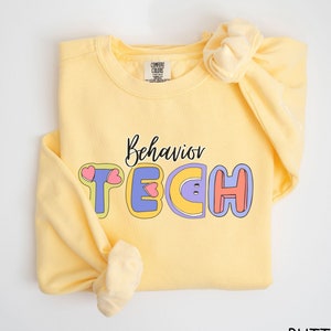 Behavior Tech Sweater, In My RBT Era Sweatshirt, ABA Therapy Crewneck, RBT Shirts, Cute Behavior Therapist Gift, Technician Comfort Colors®