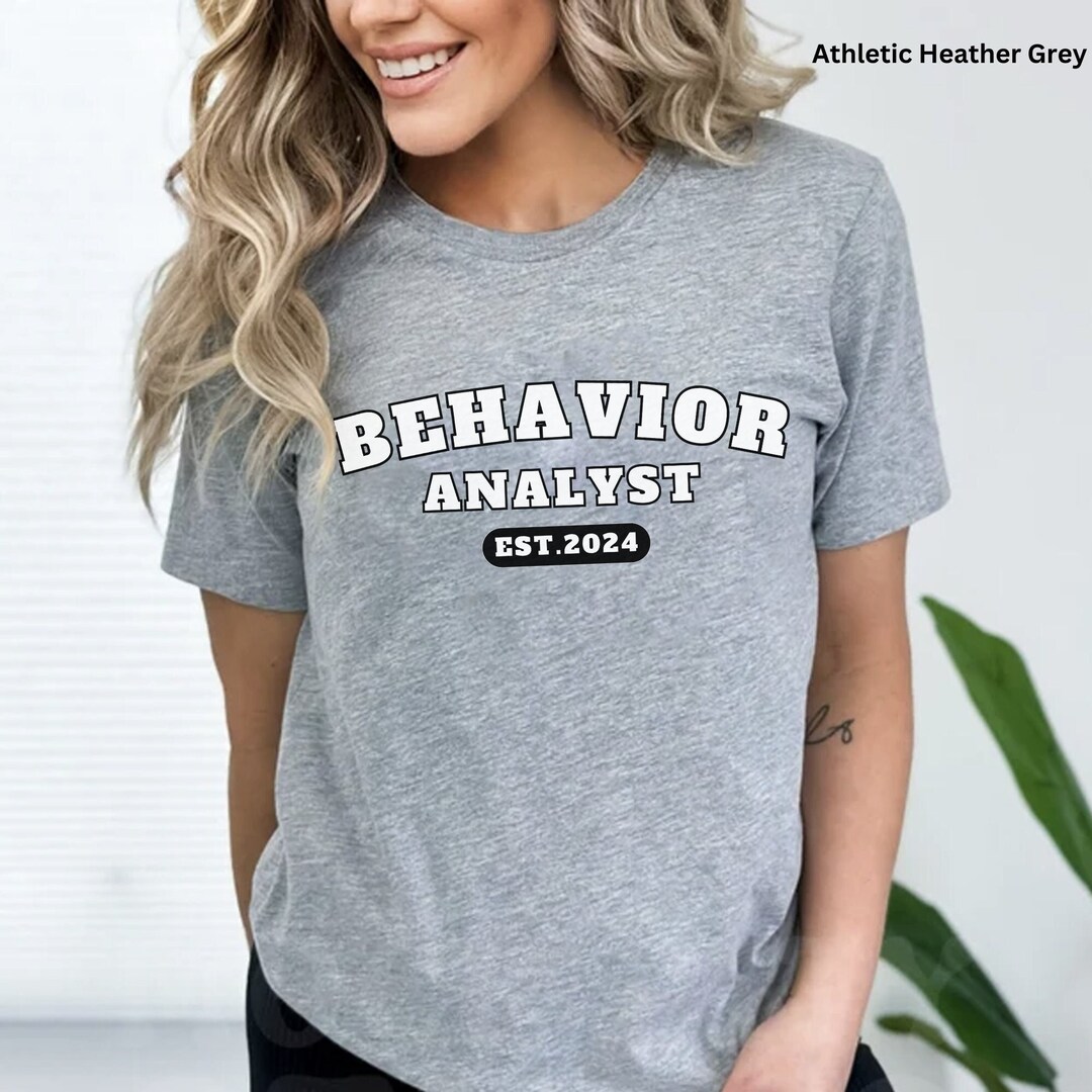Custom Behavior Analyst Shirt, Personalized Year T-shirt, BCBA ...