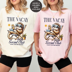 Boho Beach Shirts, Personalized Caribbean Family Adventure, Vacation Group Shirts, Matching Mexico Group Trip, Hawaii Island, Kids Sizes
