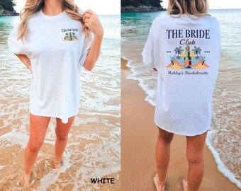Customized Bachelorette Comfort Colors Shirts, Miami Bachelorette, Bachlorette Shirts, Bach Club Shirts, Bridal Party Shirts, Beach Bach