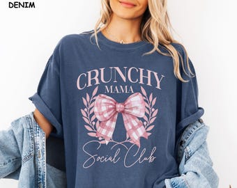 Knapperig moedershirt, natuurlijk mamacadeau, ik bak mijn eigen brood shirt, homeschool moeder t-shirt, homesteading cadeau, trendy grappige moeder, zuurdesembrood