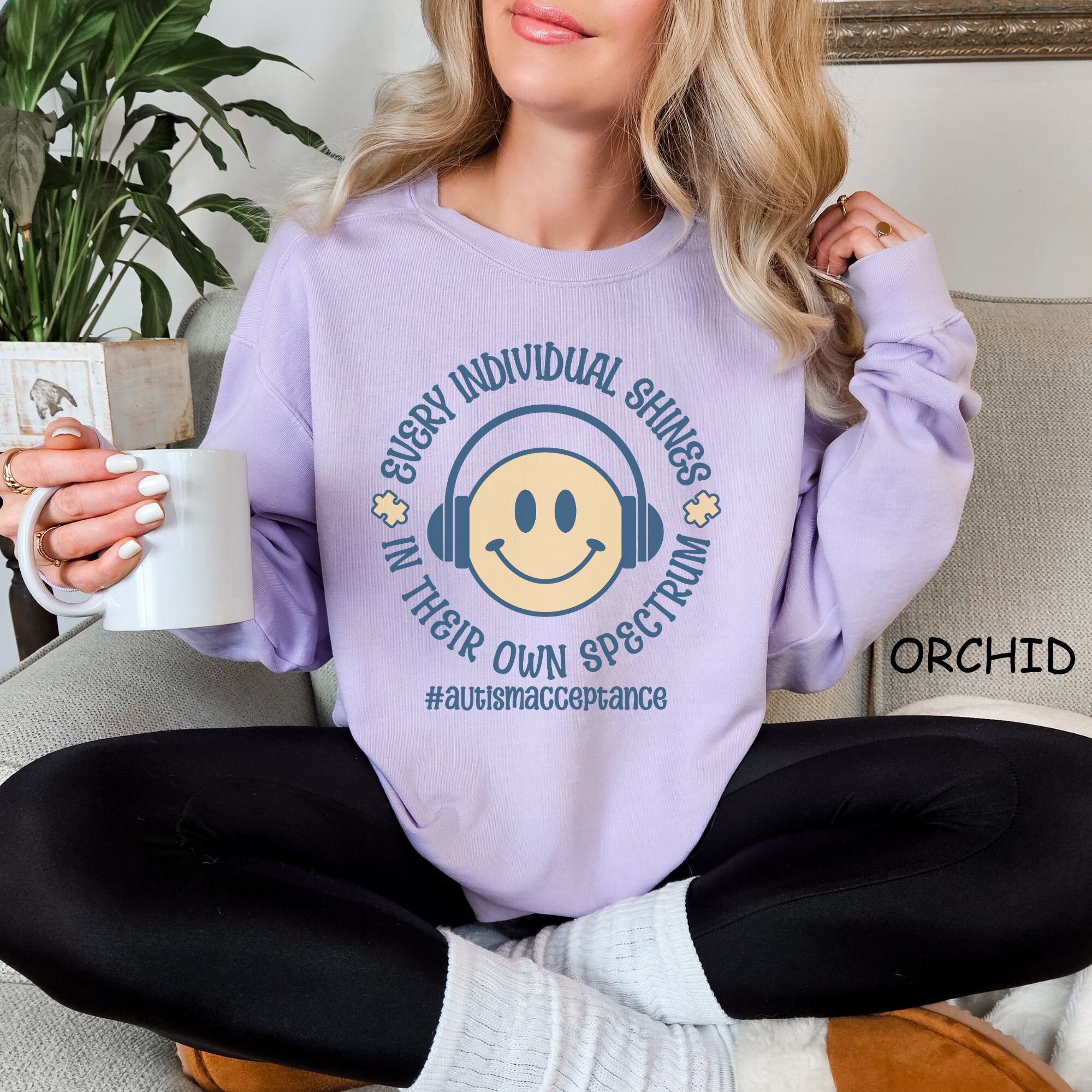 Autism Acceptance Sweater, Autism Mom Sweatshirt, Autism Awareness ...