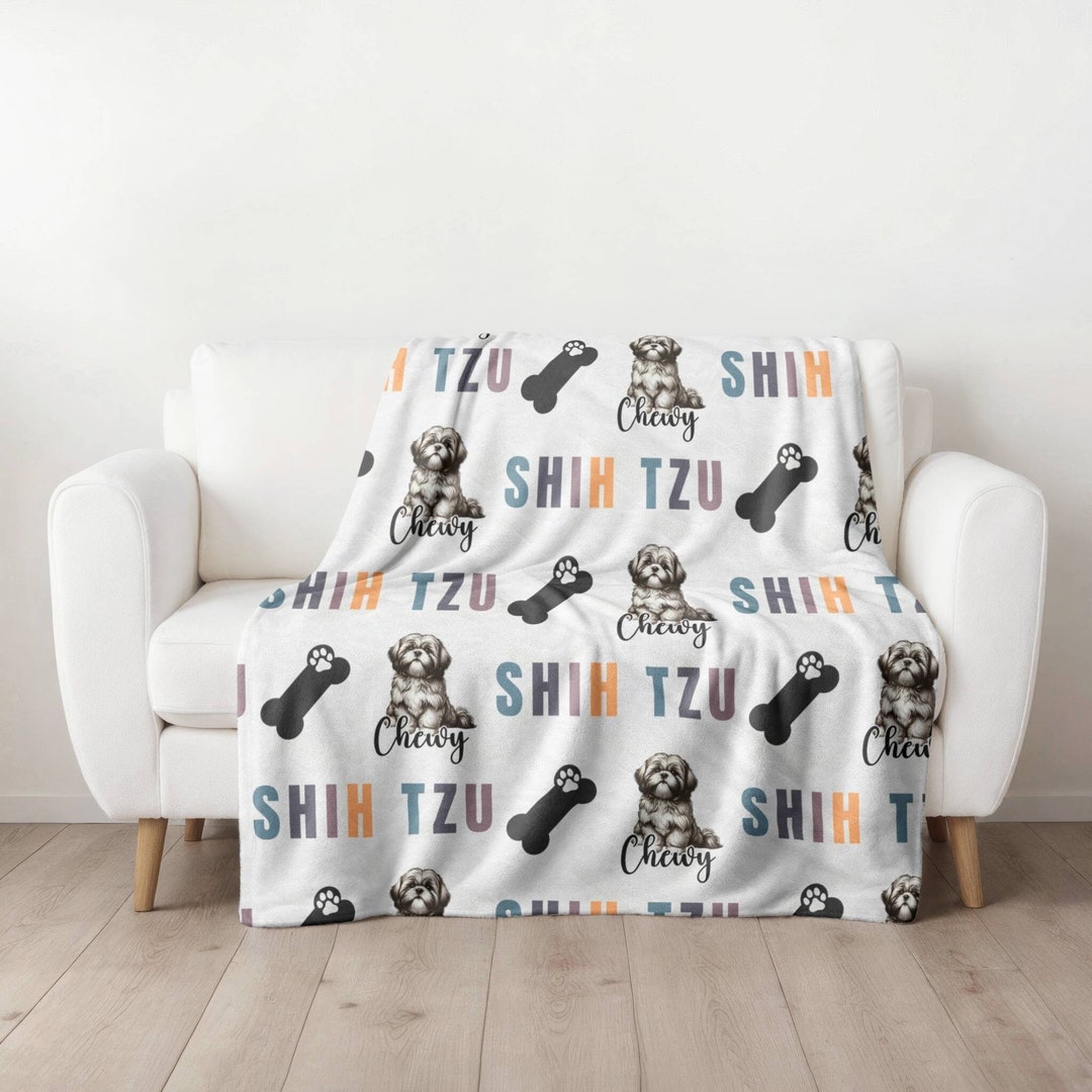 Shih Tzu Serenity Quilted Blanket NCU0DK456