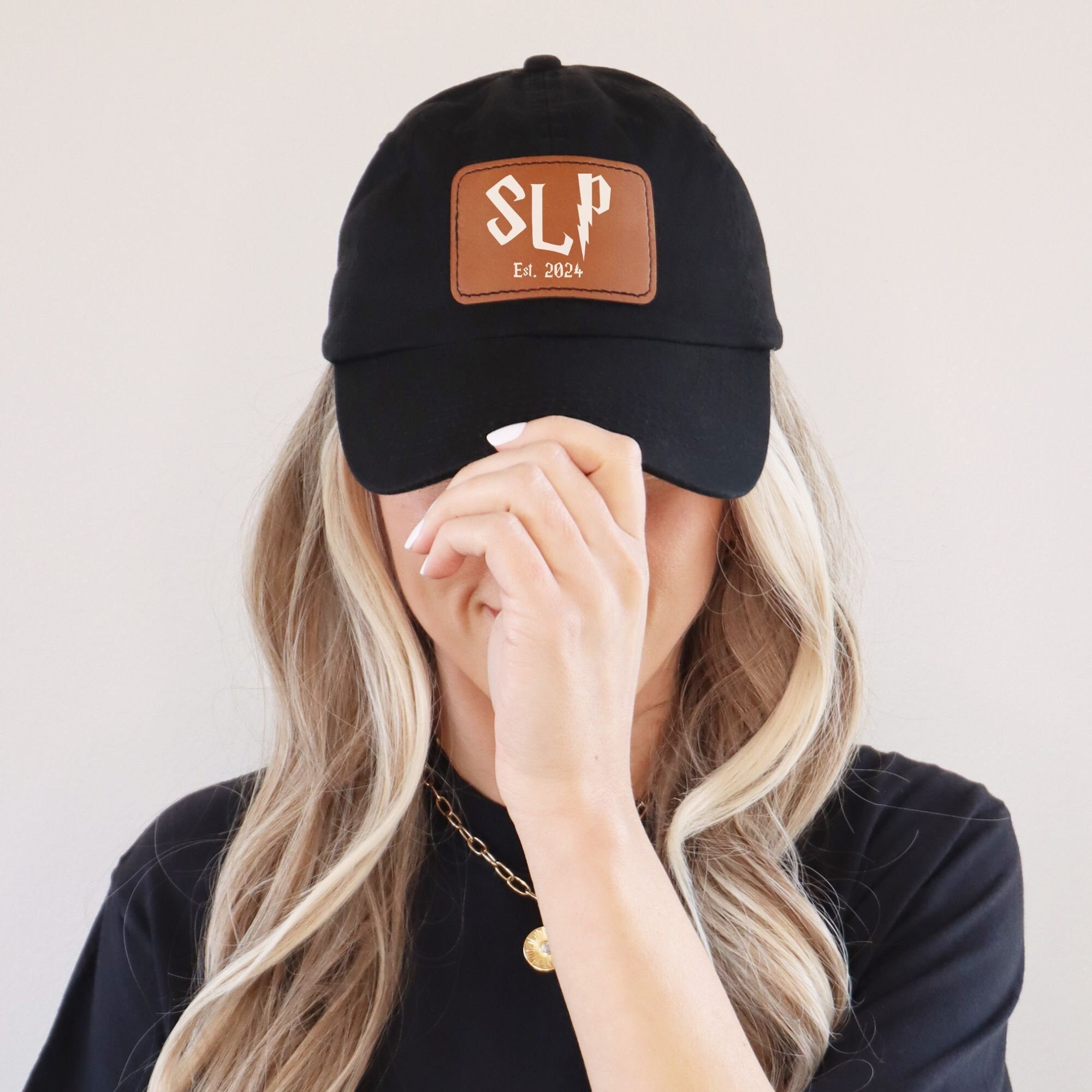 Custom Speech Therapy Hat, Customized Wizard Hat, Speech Therapist Gift, SLP Baseball Cap, Speech Language Pathologist, SLP Graduation Gift