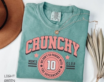 Knapperig moedershirt, natuurlijk mamacadeau, ik bak mijn eigen brood shirt, homeschool moeder t-shirt, homesteading cadeau, trendy grappige moeder, zuurdesembrood
