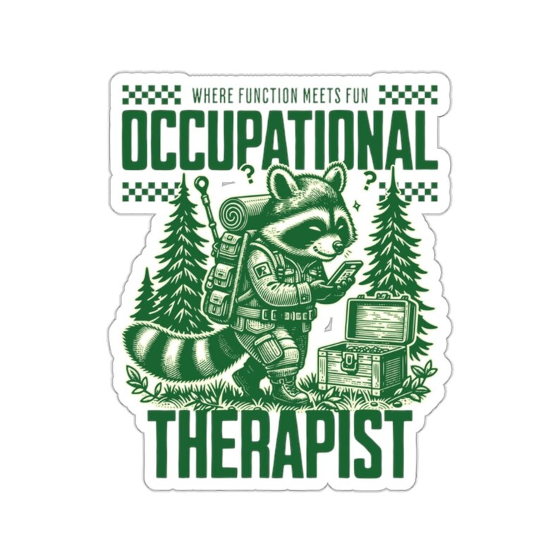 Occupational Therapy Sticker, Occupational Therapy Assistant, OT Gift, OT Graduation Gift, Therapy Stickers, Occupational Therapist Gift, OT image 3