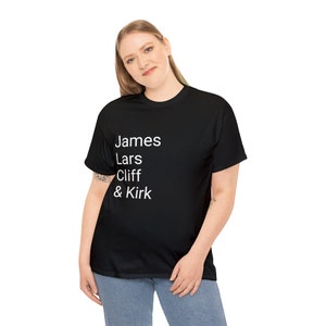 James, Lars, Cliff, & Kirk - Unisex Heavy Cotton Tee