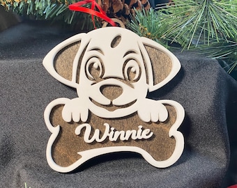 Personalized Dog Ornament | Custom Dog Ornament | Dog Christmas Ornament | Personalized Pet Ornament | Gift for Dog Lover