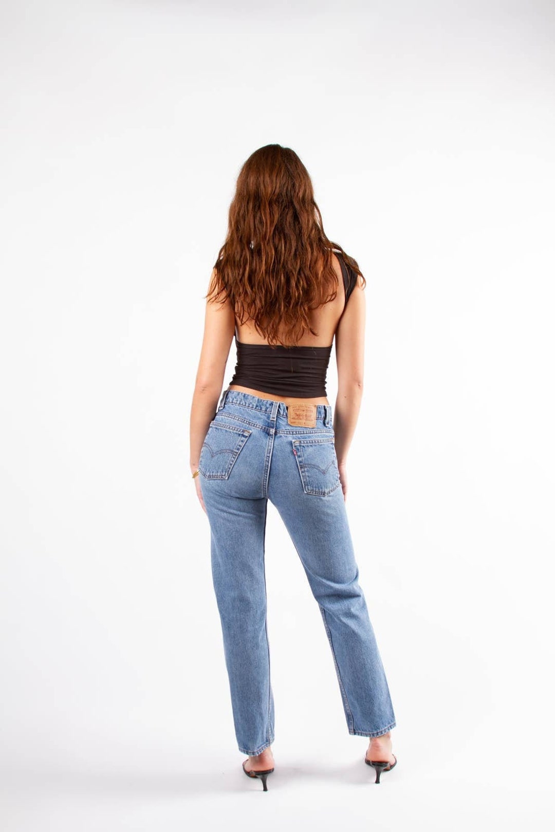 Vintage 90s Levis 505 Black Denim Jeans Mens 38x30 Regular