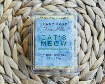 Catnip & Silvervine Infused Soy Wax Melts