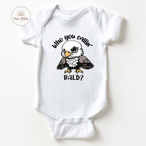 Funny Baby Onesie 'Who You Calling Bald' Cute Baby Onesie Gift For Baby Shower Gift For Newborn Onesie Baby Gift Funny Baby Clothes