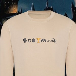Horcrux Inspired Embroidered Jumper/ Sweatshirt / Unisex Gift