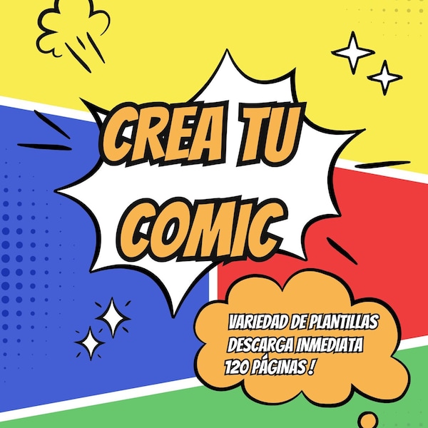 Create your own comic: 120 Blank Comic Templates.