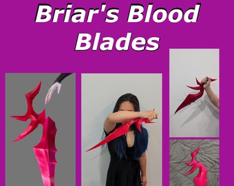 Briar Blood Blades per cosplay League of legends - modello 3d