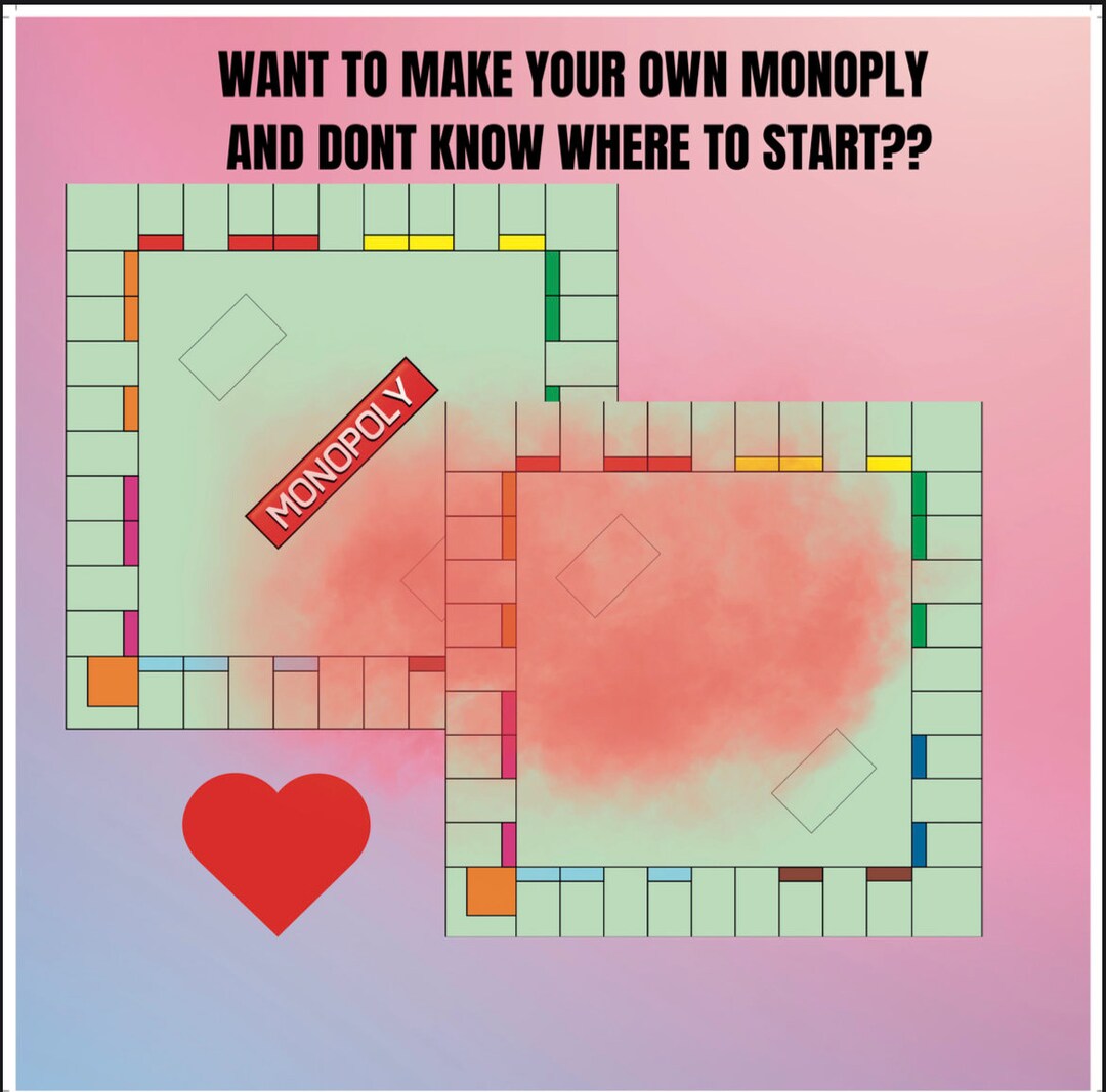 PERSONALISED MONOPOLY BOARD Etsy UK