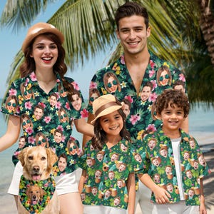 Personalized Face Hawaiian Shirt: Custom Photo All Over Print