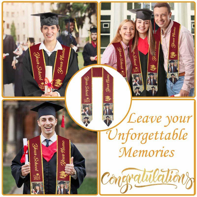 Custom Photo In Loving Memory Family - Personalized Stoles - Wander Prints