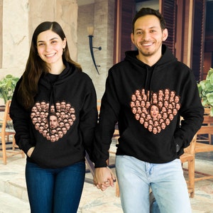 Custom Your Face Hoodie,Personalized Family Hoodie with Picture,Funny Photo Hoodie,Print Photo on Sweatshirt,Gift for Boyfriend/Girlfriend