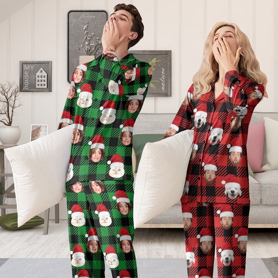 Custom Face Pajamas Custom Funny Photo Pajamas Custom Pet Dogs Cats Pajamas your Face Pajamas family Gift Christmas Pajamas for Pet Lover Etsy UK