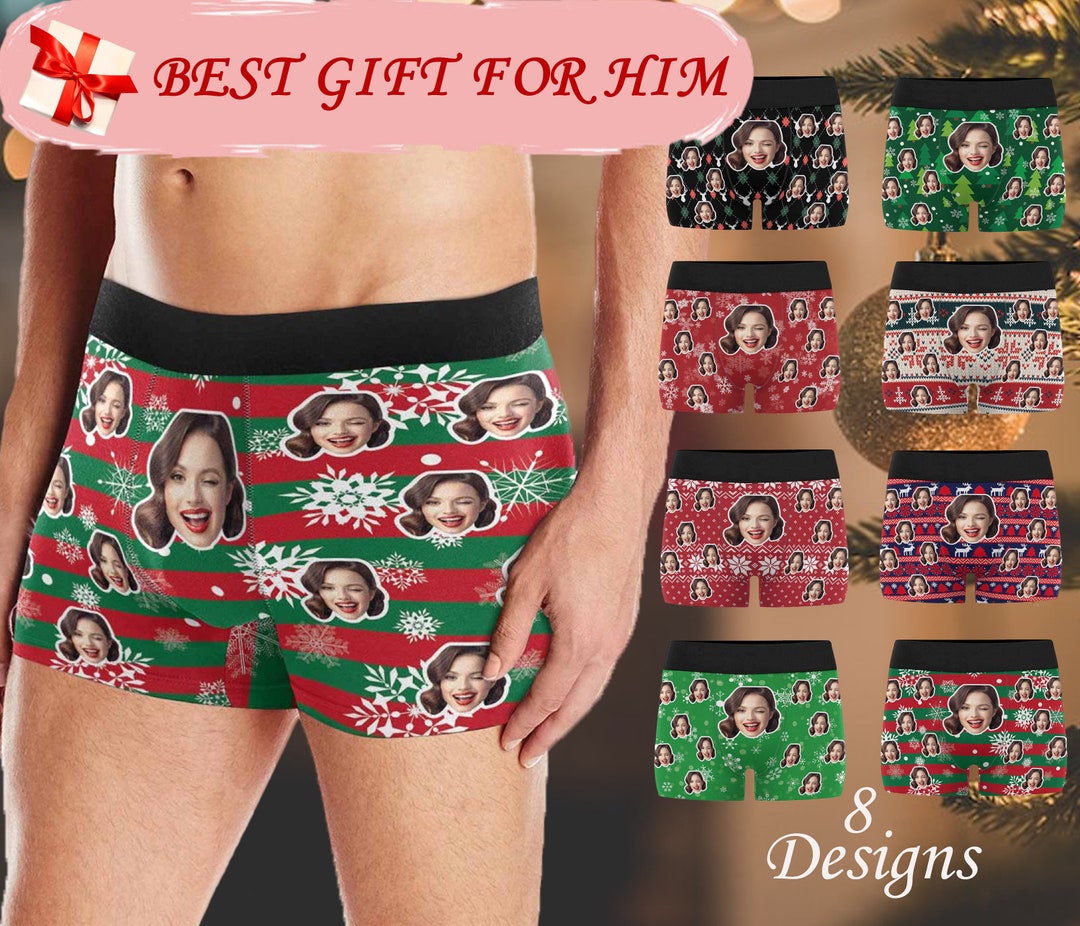 Personalized Christmas Boxers for Husband/boyfriendcustom Etsy