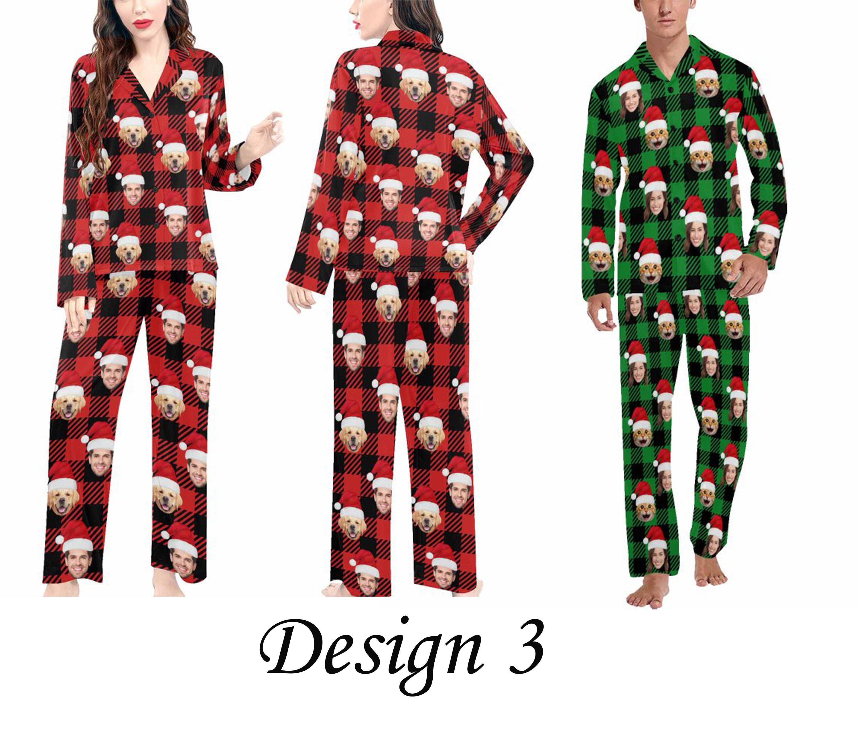 Custom Couple Style Pajamas, Couple Photo Pajamas, Personalized Pet