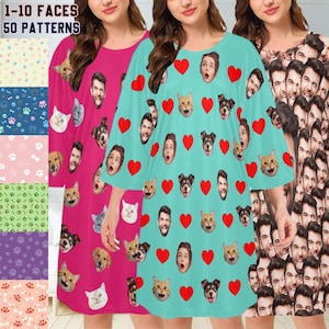 Dog Face Pj Dress Etsy