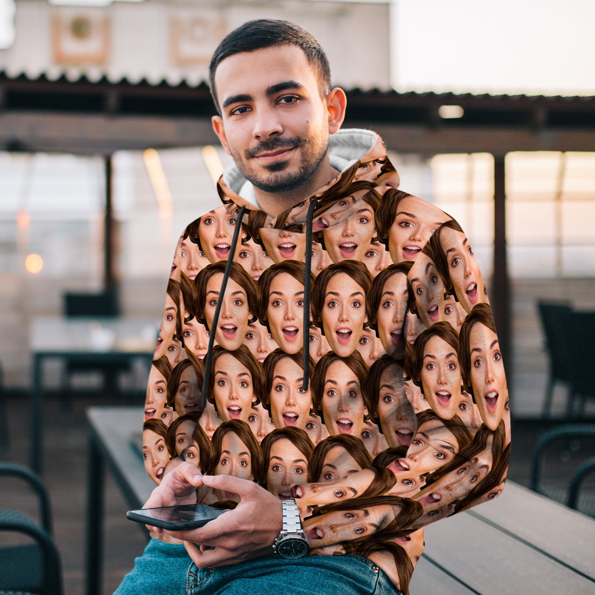 No Face Hoodie - Etsy