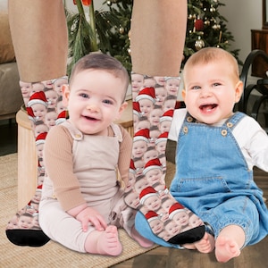 Custom Christmas Face Socks: Personalized Photo Gift