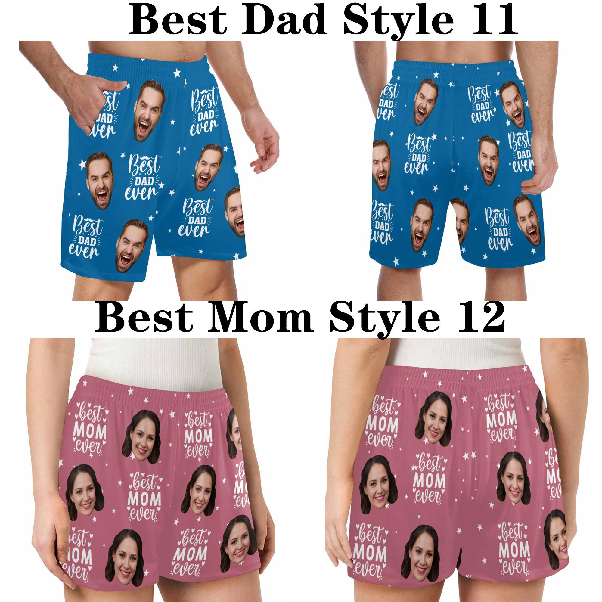 Custom Face Pajama Shorts,Personalized Pajama Trousers for MenWomen,Custom Pet Picture Couple Pajama Pants,Father's Day Pants,Birthday Gift