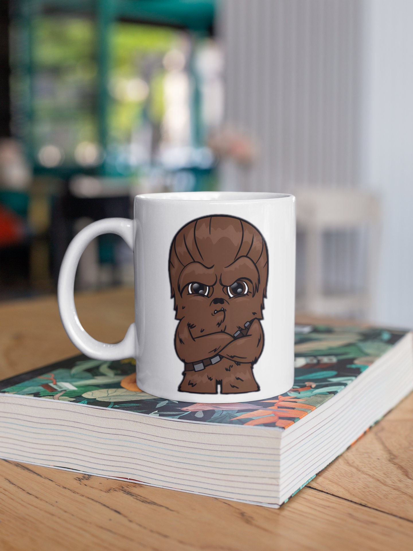 Star Wars Chewbacca Camp Mug Cup and Sock Gift Pack Man Cave Bar Christmas  Gift