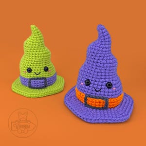 Witch Hat Cutie | Crochet Pattern | Digital PDF Download | Spooky Amigurumi • DIY Halloween • Fall Decor • Stuffed Toy • Handmade Gift