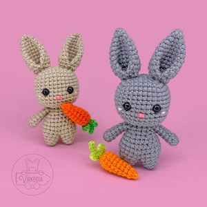 Bunny Pocket Pet | Crochet Pattern | Digital PDF Download | Rabbit Amigurumi • Tutorial • Easter • Holiday Decor • DIY Gift • Stuffed Animal