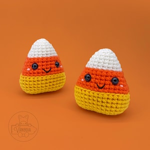 Candy Corn Cutie | Crochet Pattern | Digital PDF Download | Amigurumi • Tutorial • Halloween • Fall Decor • Play Food • Toy • DIY Gift