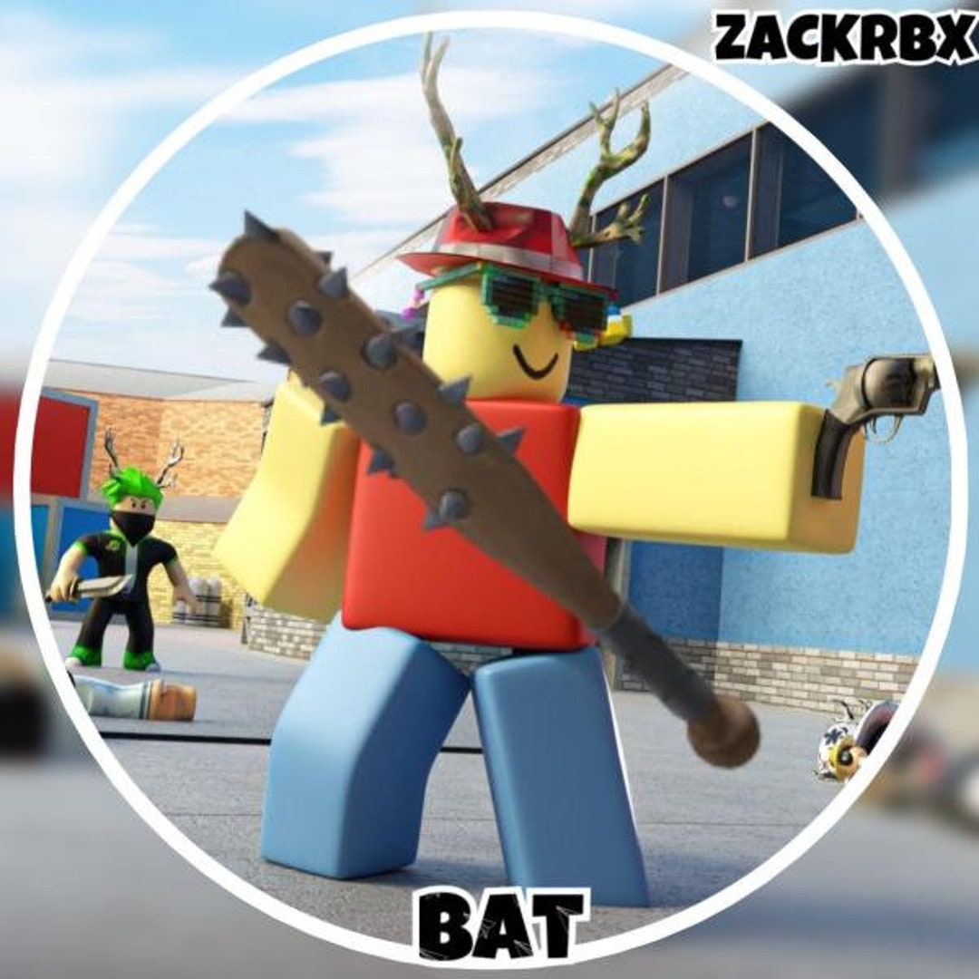 MM2 Halloween Bat Knife ROBLOX Murder Mystery 2 Fast and Cheap Etsy