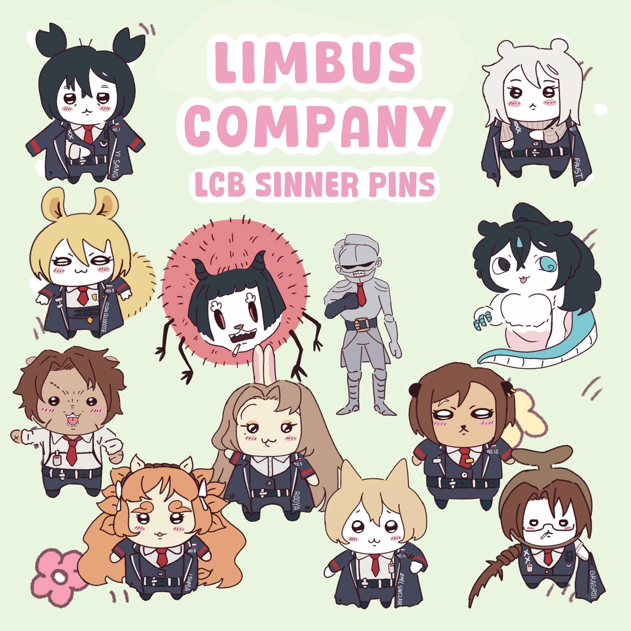 Limbus Company Sinners Handmade Pins - Etsy
