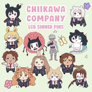 Limbus Company Chiikawa Sinners Handmade Pins