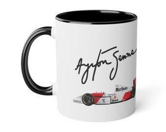 Ayrton Senna Tribut Kaffeebecher