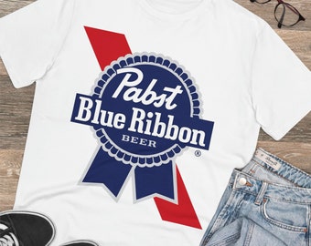 Umarme die Klassische Coolness | Pabst Blue Ribbon Bier T-Shirt