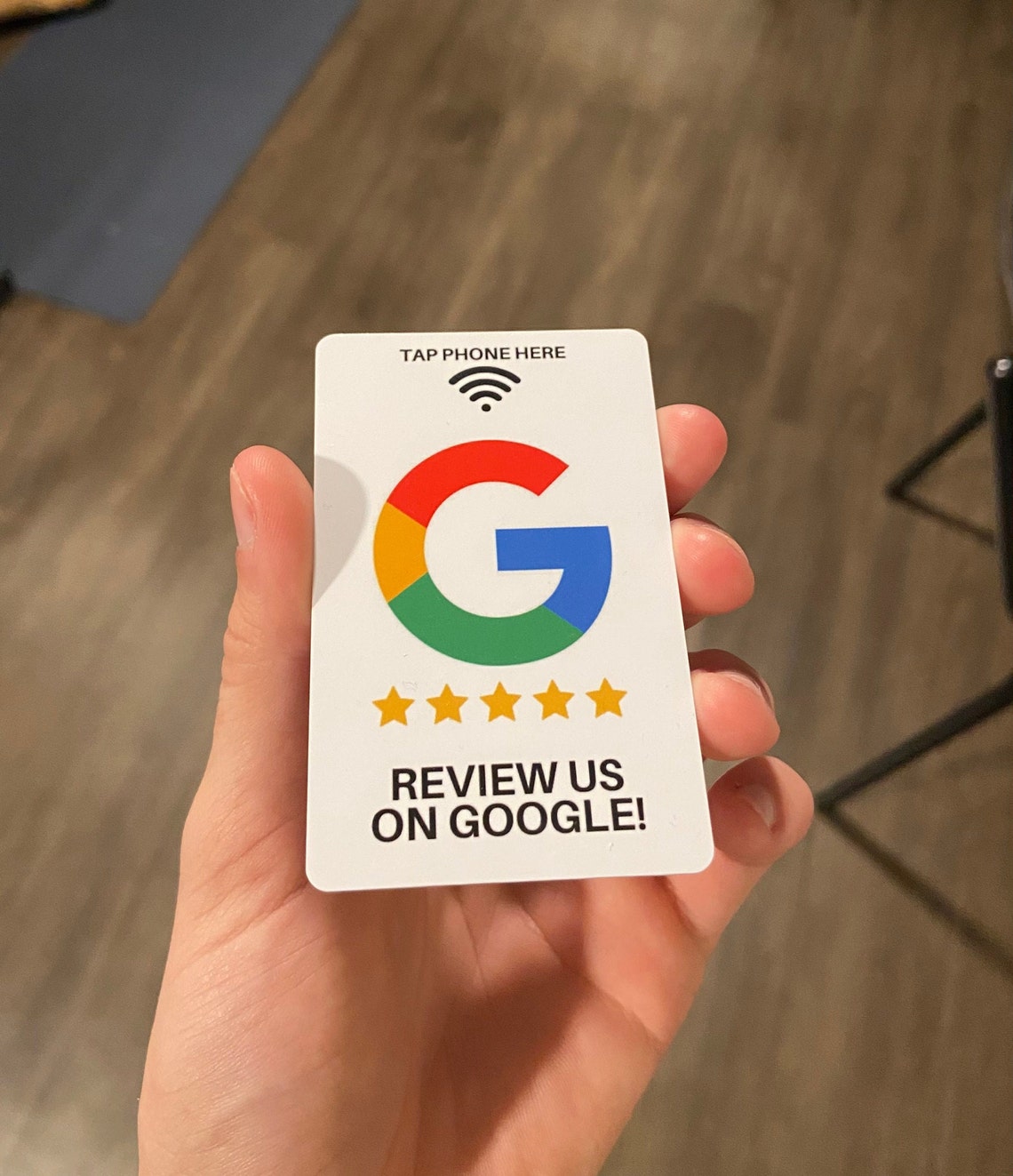 NFC Contactless Google Review Card, Tappable Google Review Card, Instantly Bring Customers to
