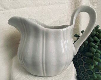 Small White Porcelain Pitcher