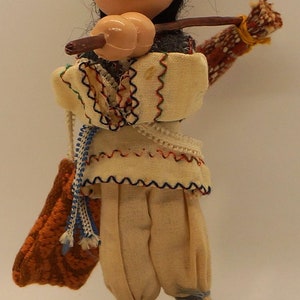 Vintage Russian Male Folk Attire Doll 8&quot; Excellent Condition 1980&#39;s Hand Crafted