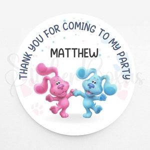 Blues Clues Birthday Stickers | Personalized Stickers | Custom Stickers | Stickers For Every Occasion | Favor Stickers